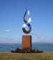 Preview: Flame garden sculpture